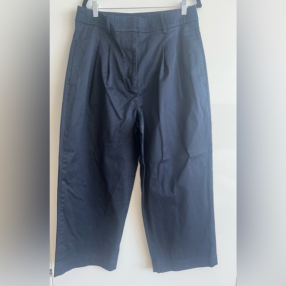 Banana Republic Navy Wide-Leg Pants - Picture 3 of 5